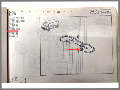 Stabilisatorstangengummi - Renault Trafic - OEM 7704001091