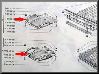 Carter bescherming – Renault 12 - Renault 15 - Renault 17