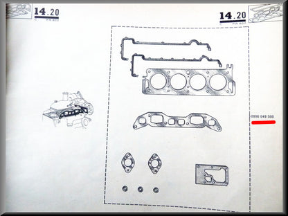 Koppakkingset – Renault 16 L (1150) – OEM 0996049500