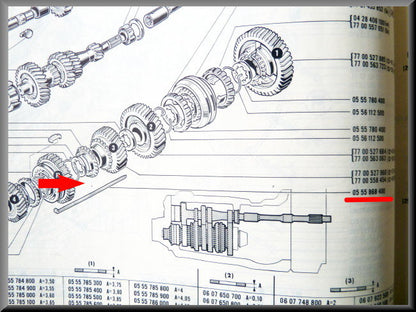 Goupille fendue d'axe secondaire – Renault 12 - Renault 16 - Renault 17 – OEM 0855868400