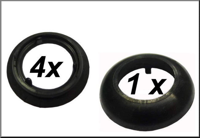 Lock ring set: 4x door and 1x tailgate – Renault 16 – OEM 0556130000 / 7700537758