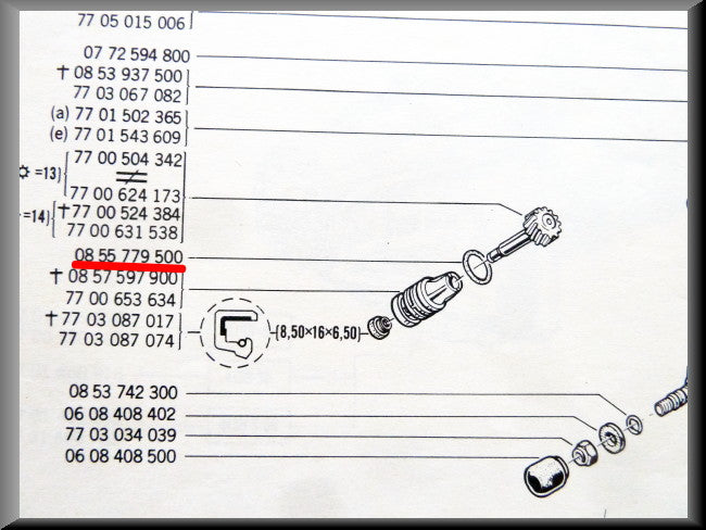O-ring drive speedometer