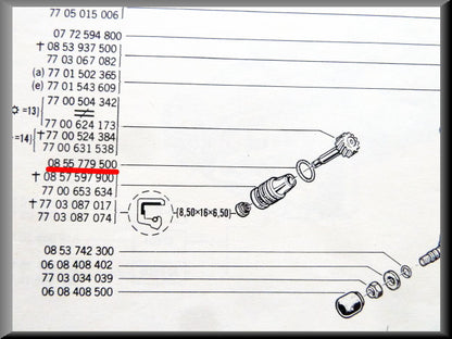 O-ring drive speedometer