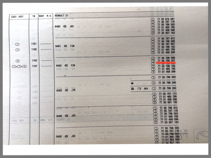 Uitlaat vlampijp - Renault 21 - OEM 7700766357