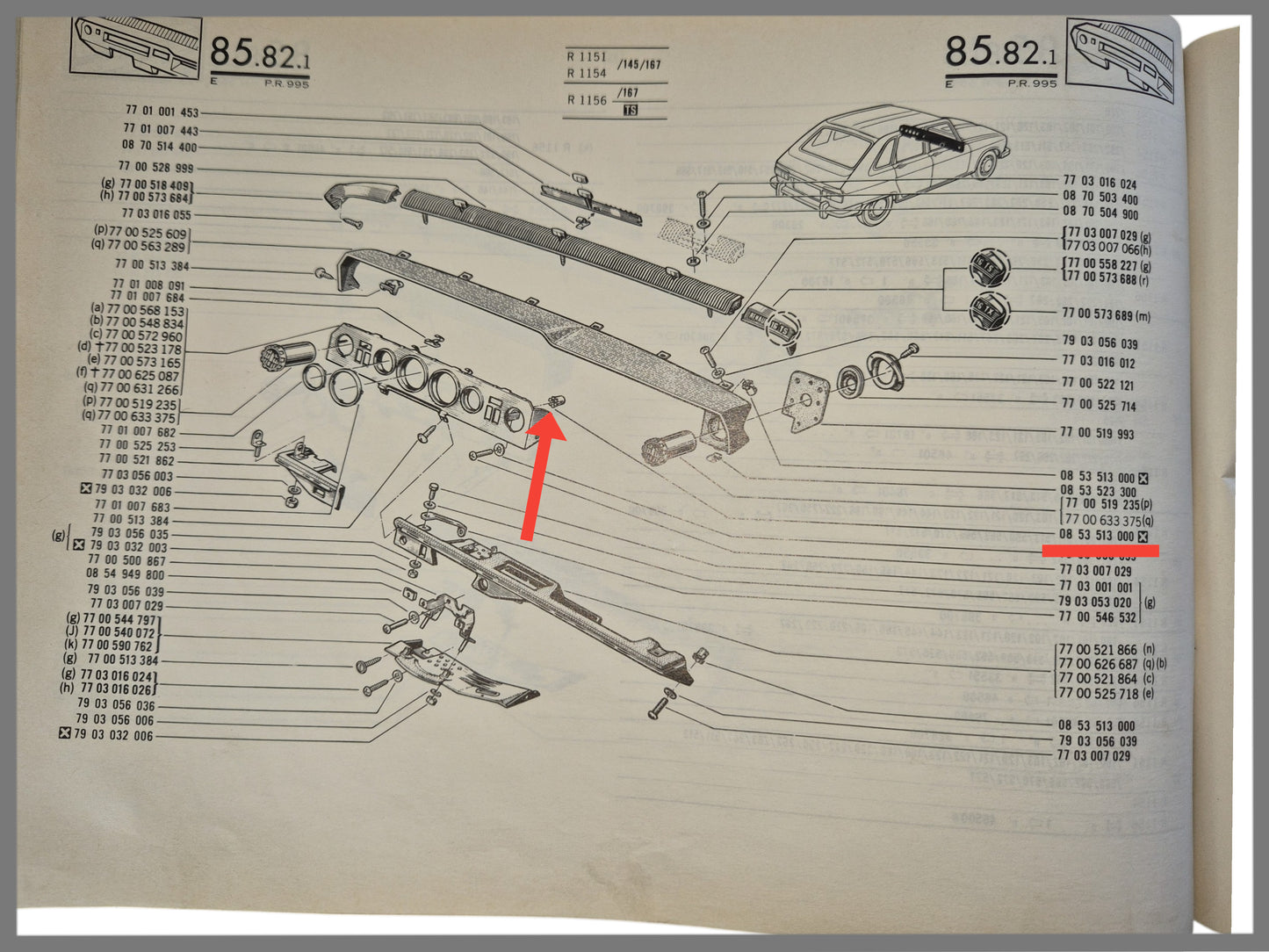 Kooimoer M6 - Renault 16 - OEM 0853513000