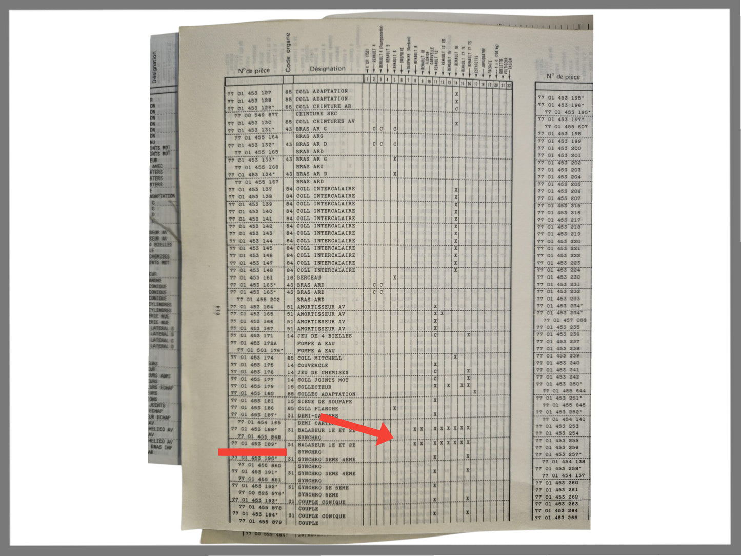 Synchronisatie naaf 1e en 2e versnelling (27 tanden) – Renault 12 – Renault 16 - OEM  7701453189 (27 tanden)