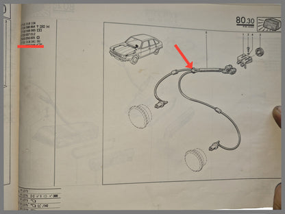 Headlight adjustment mechanism - Renault 20 - Renault 30 - OEM 7701018341