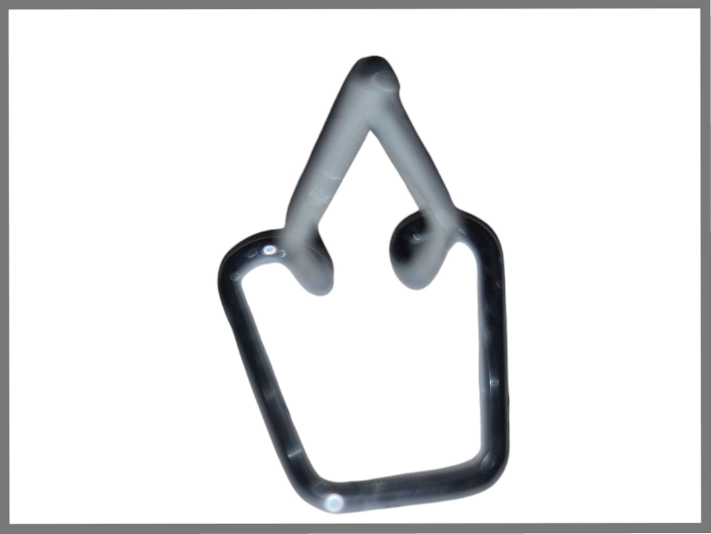 Metal clip for trim strips sill panel - Renault 4 - Renault 5 - Renault 6 - Renault 12 OEM 7700550621