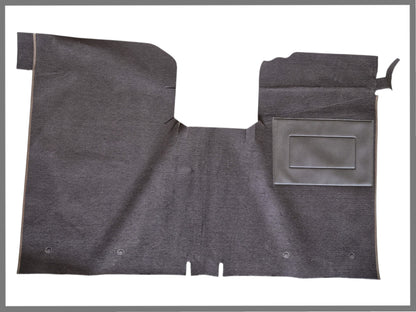 Vloermat donkerbruin RHD - Renault 16 OEM 7700571111.
