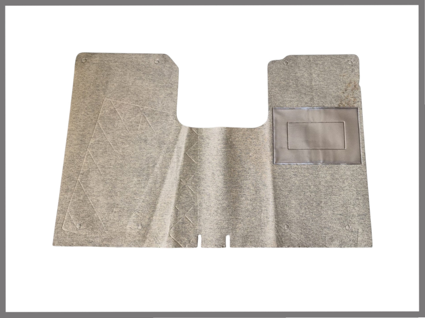 Tapis de sol beige moucheté RHD - Renault 16 - OEM 7700565652