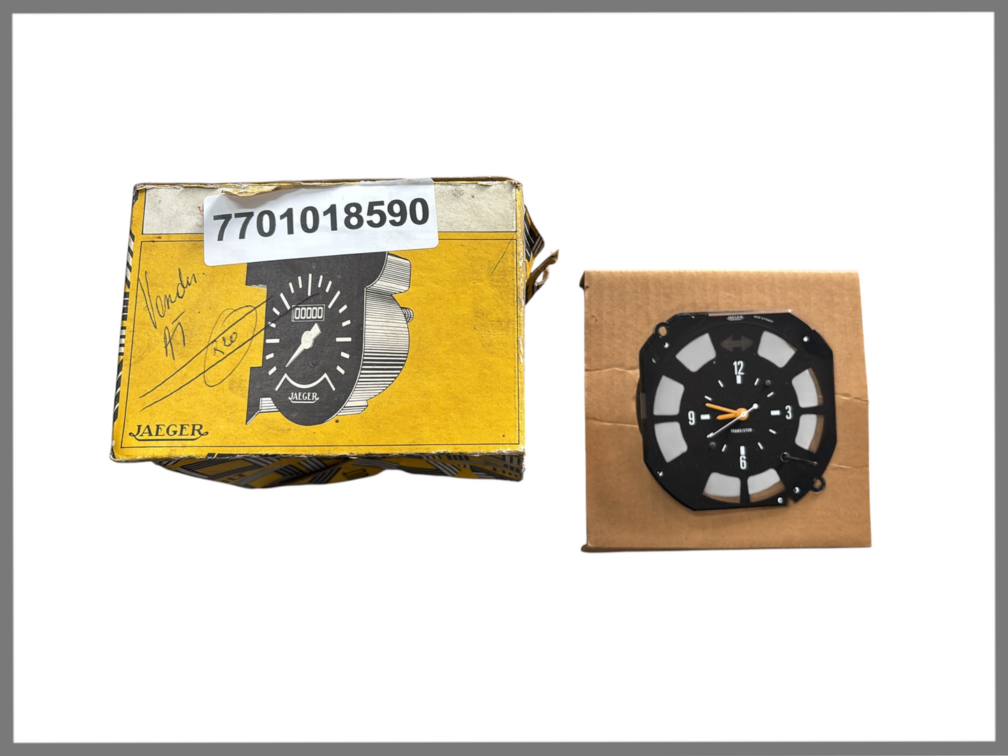 Dashboard clock - Renault 20 - Renault 30 - OEM 7701018590