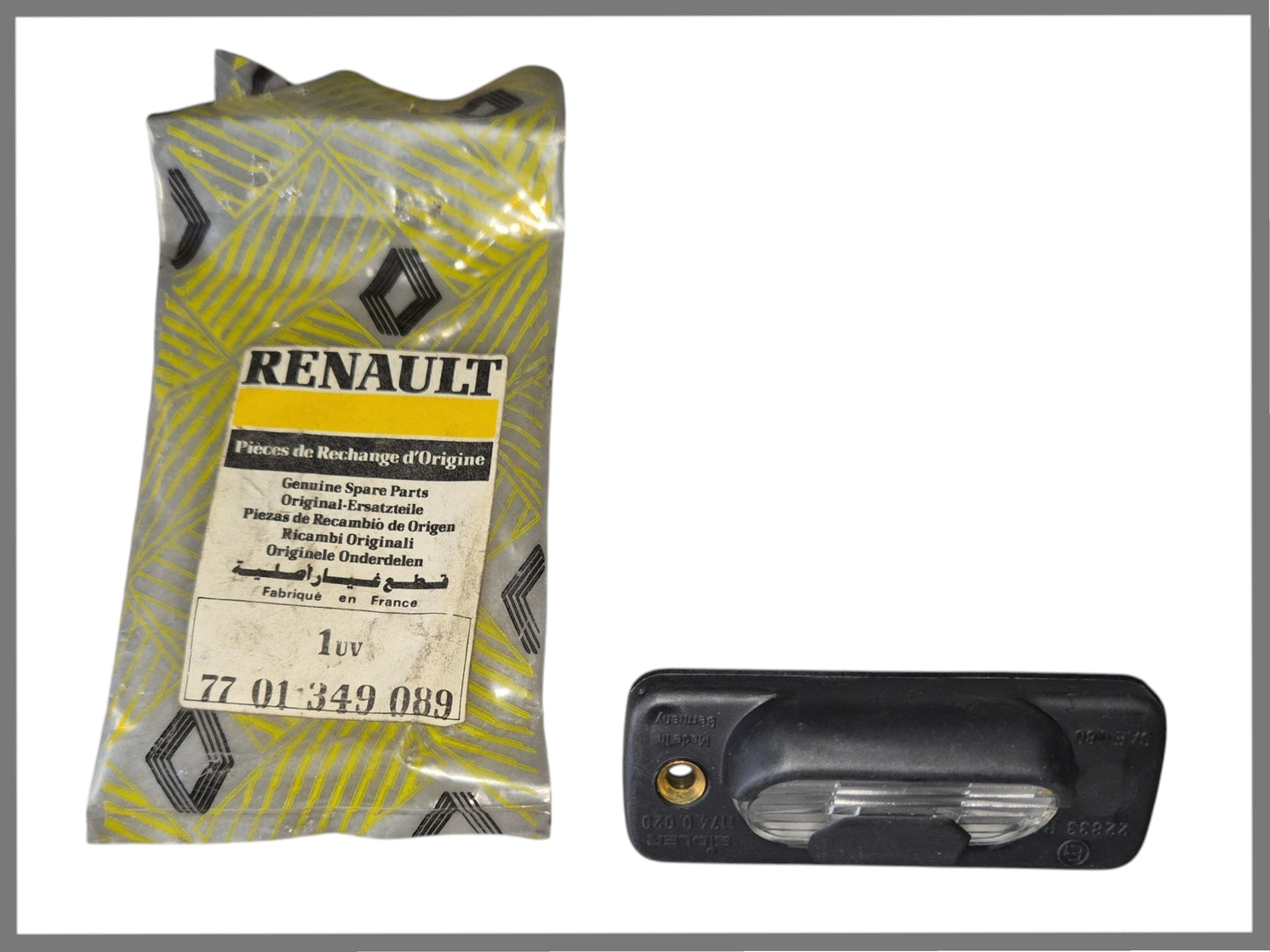 Kentekenverlichting - Renault 9 - Renault 18 - OEM 7701349089