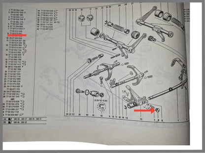 Opsluitbout arreteerinrichting Renault 16 - OEM - 7703075057