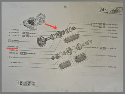 Wormwiel automaatbak - Renault 12 - Renault - 16 - Renault 17 - OEM 0428916400