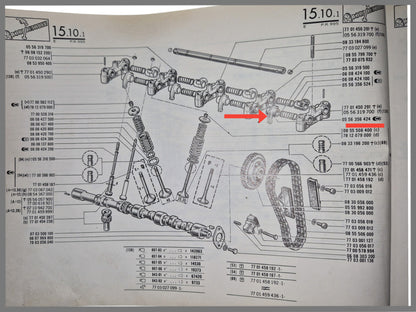 Escape balancín - Renault 16 - OEM 0556356424