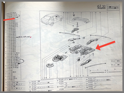 Kachelbediening met kachelweerstand - Renault 30 - Renault 20 - OEM 7701348751