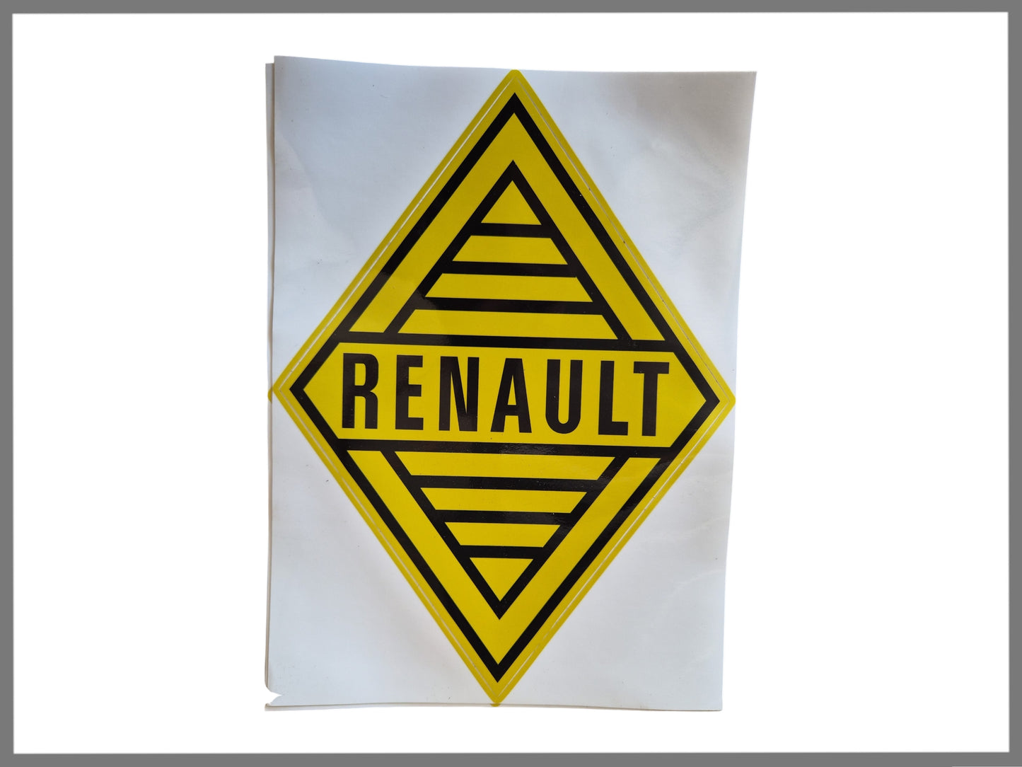 Sticker "RENAULT" large size OEM - 456101216