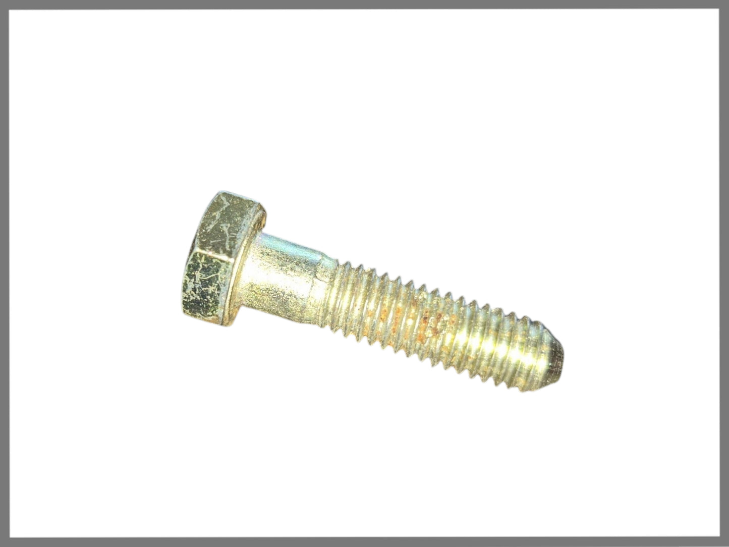 Bout M6x25 met borst (geel gepassiveerd)