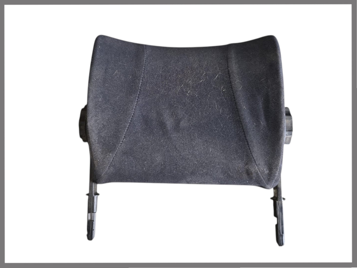 Headrest - Renault 16 - black fabric wide distance mounting brackets