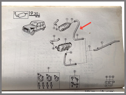 Auspuffrohr – Renault 4 – OEM 7700757176