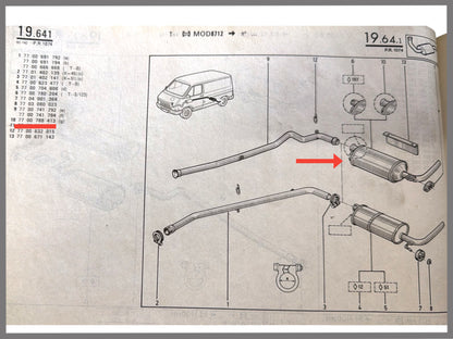 Hinterer Dämpfer – Renault Trafic – OEM 7700788413