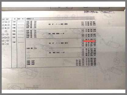 Endschalldämpfer – Renault 5 Turbo / Super 5 – OEM 6001006571