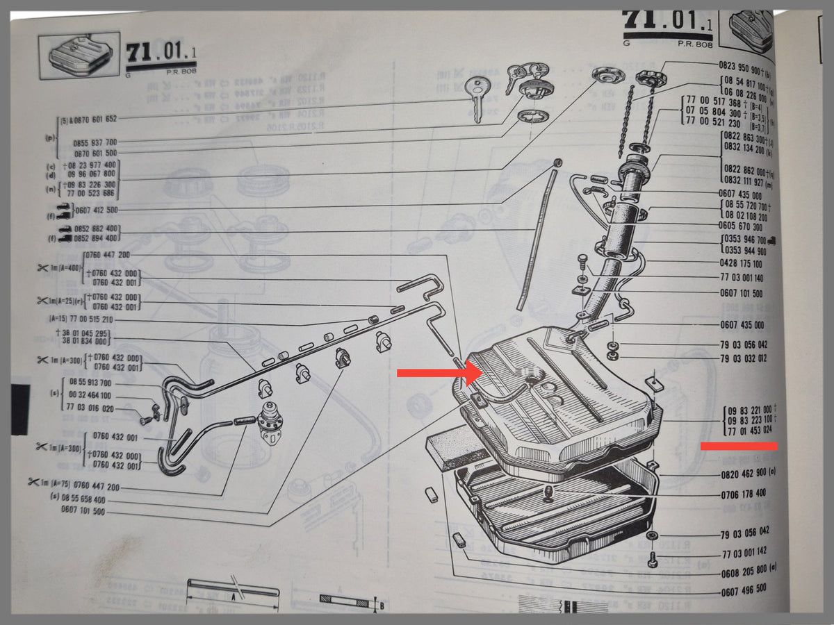 Benzintank - Renault 4 - OEM 7701453024