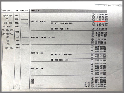 Uitlaat pijp - Renault 25 - OEM 7700781119