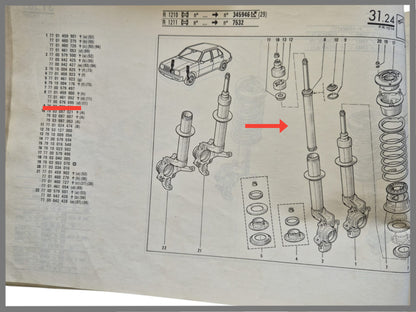 Schokbrekers voorzijde - Renault 14 - OEM 7700676695