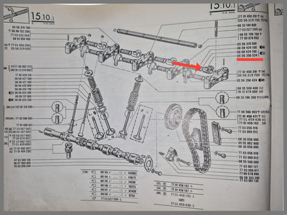 Escape balancín - Renault 16 - OEM 0556356524 / 7700660443