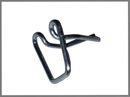 Metal clip for trim strips sill panel - Renault 4 - Renault 5 - Renault 6 - Renault 12 OEM 7700550621
