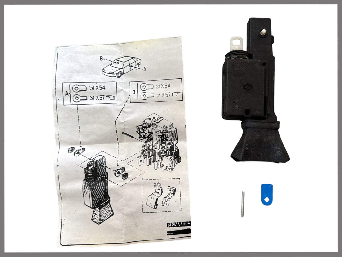 Serrure automatique de porte - Renault Clio - Renault Safrane - OEM 7701203772